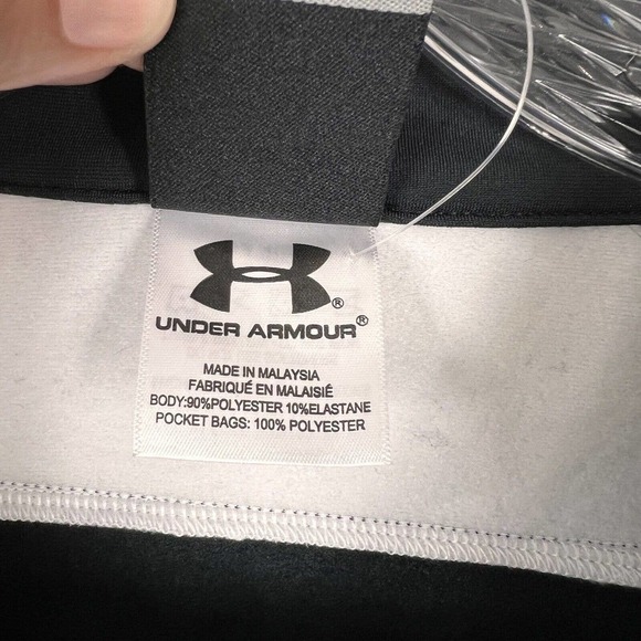 NWT Under Armour Jacket Mens XXL Black N White Colorblock  Full Zip Long Sleeve - Picture 7 of 12